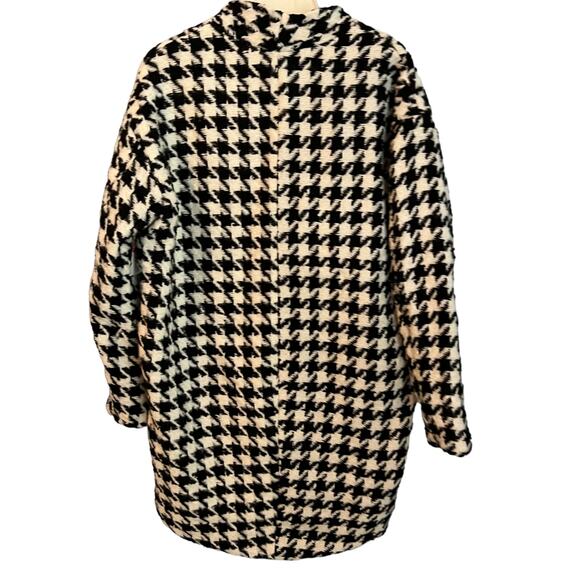 NEW Blank NYC Black White Checkered Your Own Beat Jacket Coat Size X-Small - Picture 3 of 14